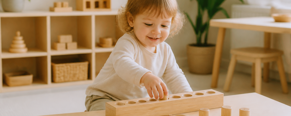 Elementy Montessori w żłobku – jak wspierają samodzielność, koncentrację i porządek