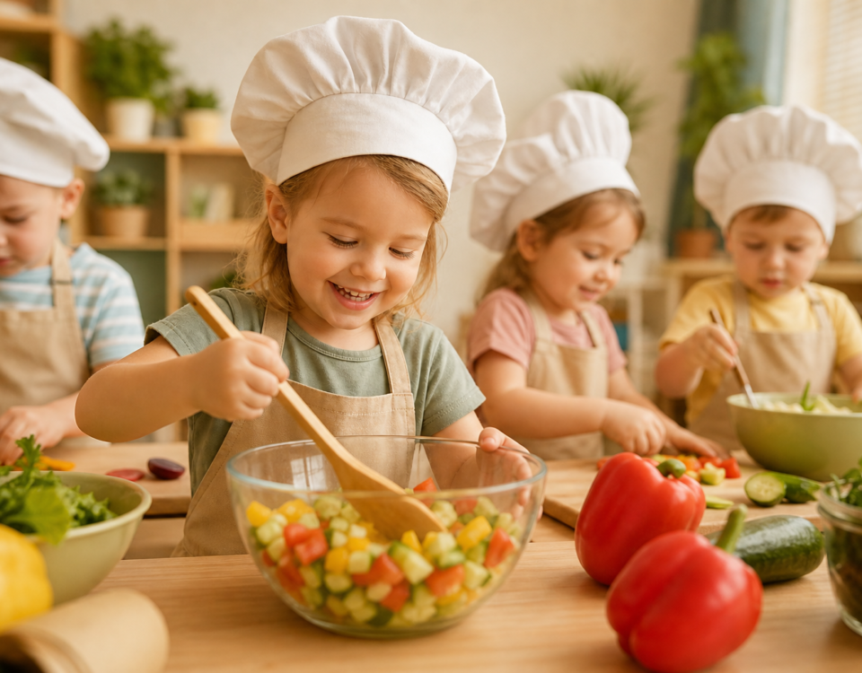 Kuchcikowo w żłobku – jak wspólne gotowanie uczy samodzielności, smaków i współpracy